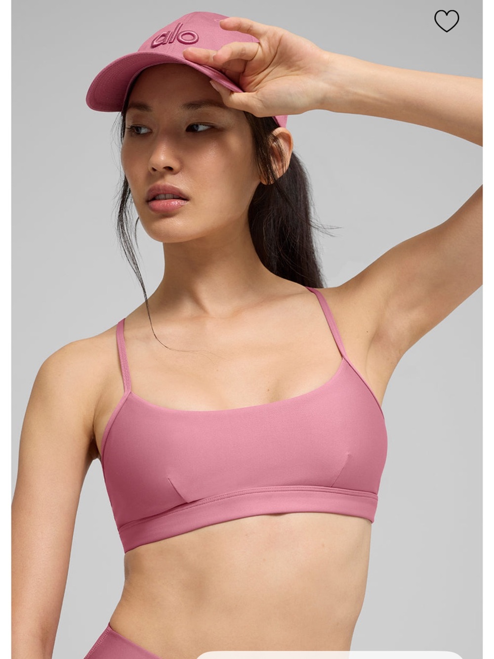 ALO Yoga Airlift Intrigue Bra pink wild rose